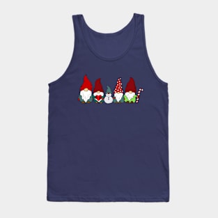 A group of dwarfs and a snowman. Tank Top